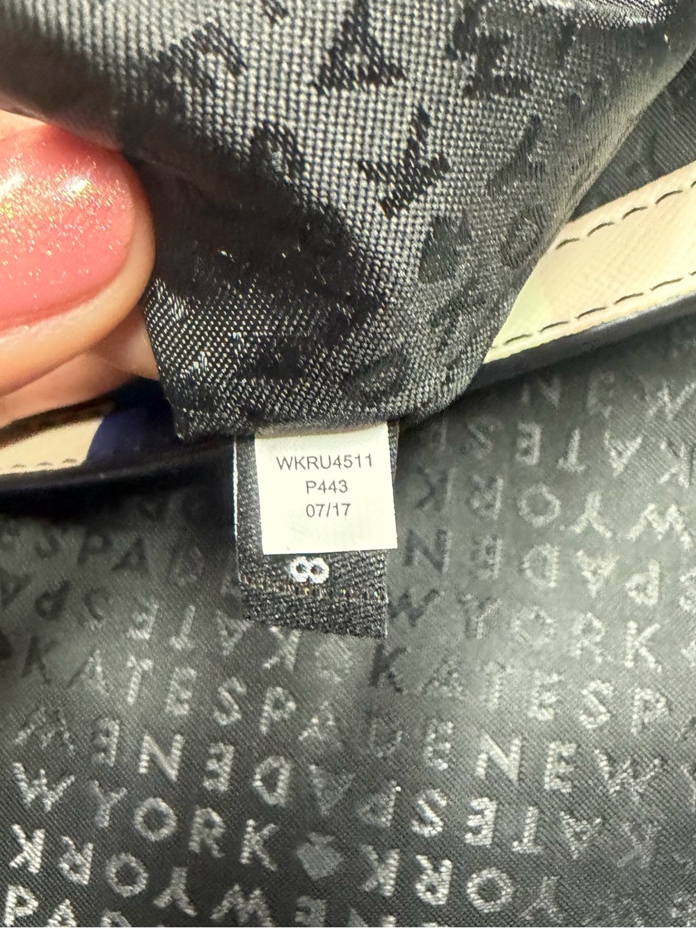 Kate Spade New York Patterson Drive Striped Crossbody Bag Blue Pink Navy White - Picture 9 of 15